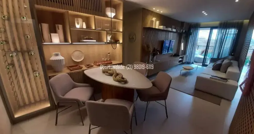 Apartamento decorado e mobiliado em Botafogo, Condomínio EASY,  2 quartos, 95m, R. Prof. Álvaro Rodrigues