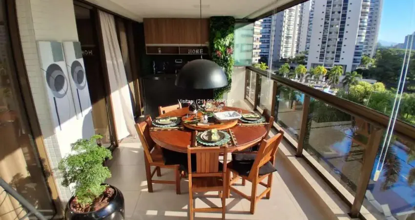 Apartamento no Saint Michel, Ilha Pura, 4 suítes, 160m, 3 vg, linda vista