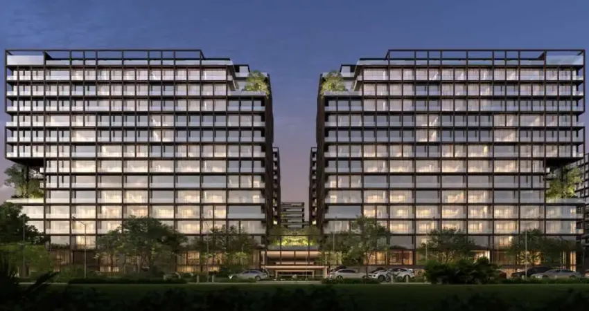 Entrada só 12%: Apartamento de 1 quarto no Cidade Arte, Arte Wave, Centro Metropolitano da Barra