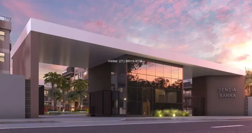 Oportunidade na barra: apartamento de 1 quarto no sensia barra, ao lado do via parque e do península