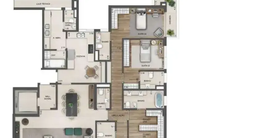 Oportunidade: apartamento na barra da tijuca, oceana golf, 4 suítes, 4 vagas, 268m, vista mar e lagoa