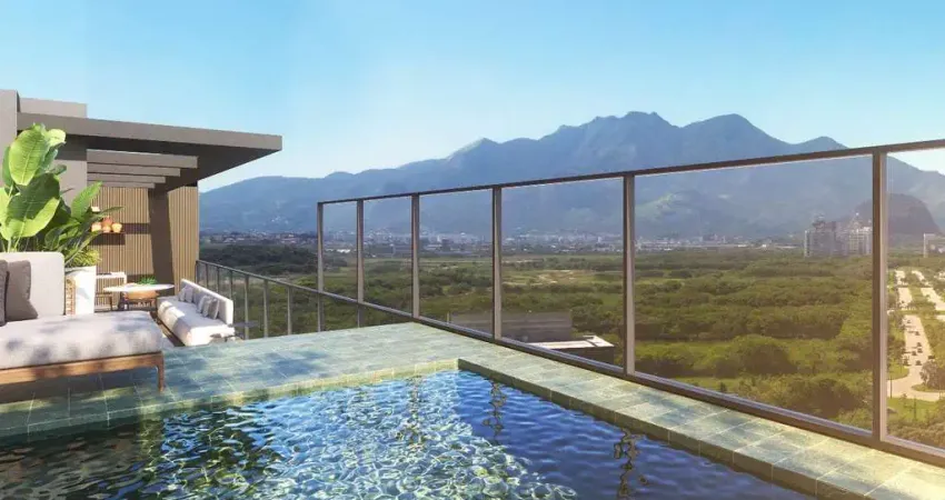 Oportunidade no rio 2: grand quartier, cobertura linear, 4 quartos, projeto excelente