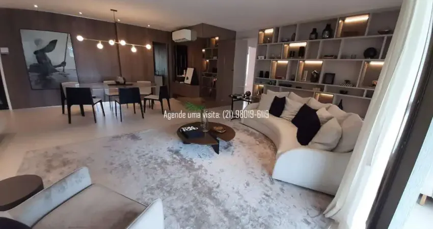 Cobertura linear na barra, condomínio latitud, 4 suítes, 4 vagas, em frente av. das américas