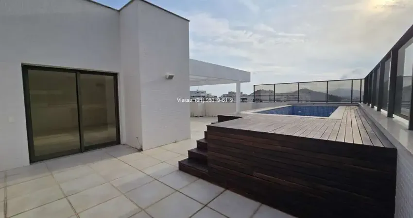 Cobertura no ilha pura, saint michel, 3 quartos + dce, 280m, com piscina e sauna