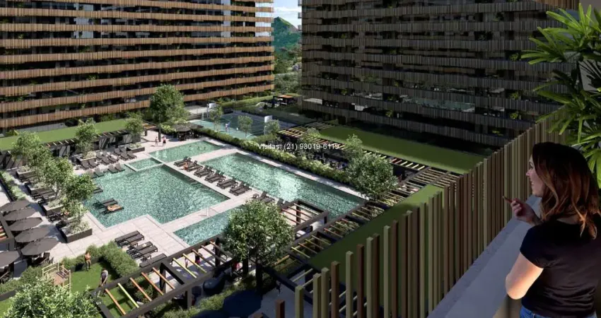 Entrada só 10%: apartamento de 3 quartos no arte wood, cidade arte, centro metropolitano da barra