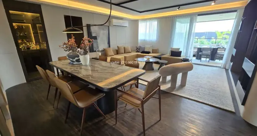 Lançamento no península: apartamento de 3 suítes, 143m, no gran thai, ótima localização, lazer resort