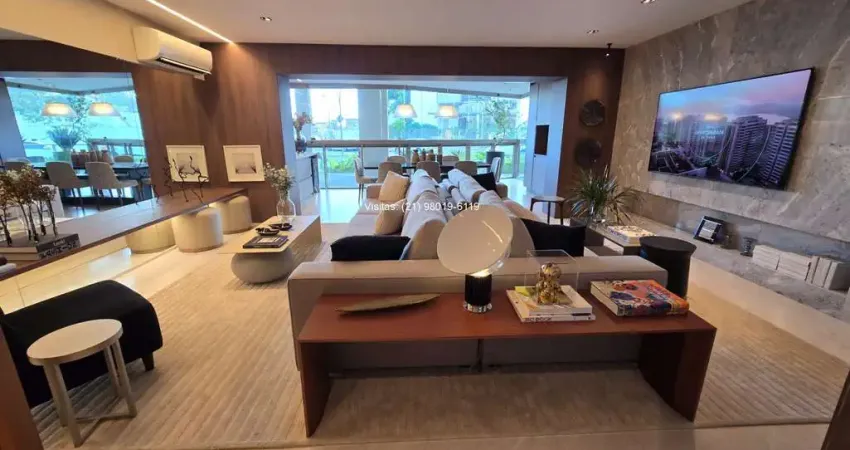 Lançamento, sinal de 8%: apartamento de 3 suítes no condomínio oro by ornare, ilha pura, barra olímpica