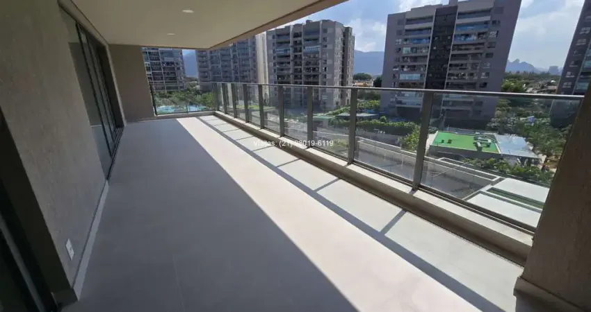 Oportunidade: apartamento na barra da tijuca, cond. concept, 4 suítes, 206m, 3 vagas, vista lazer