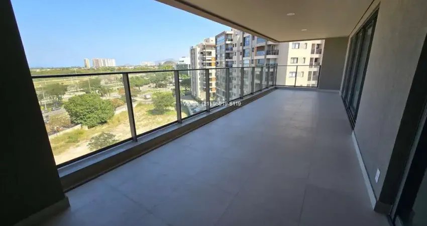 Oportunidade: apartamento na barra da tijuca, cond. concept, 4 suítes, 205m, 3 vagas, lindo lazer