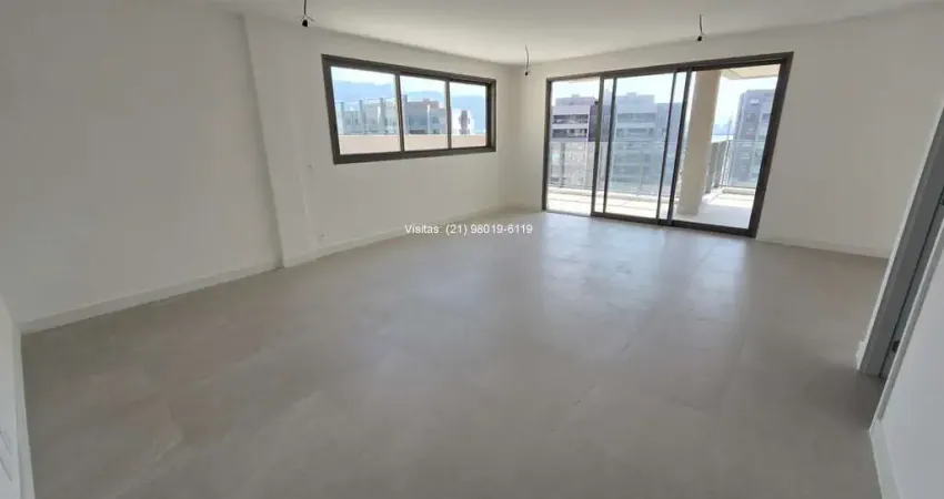 Oportunidade: cobertura linear na barra da tijuca, cond. concept, 4 suítes, 414m, 4 vagas, lindo lazer