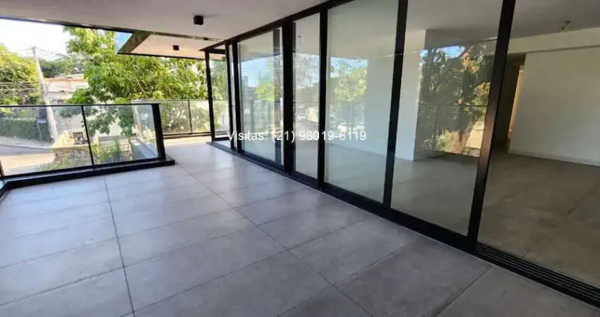 Espetacular: apartamento garden na lagoa, borges de medeiros, oka, 4 quartos, 232m