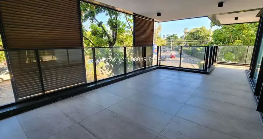 Espetacular: apartamento garden na lagoa, borges de medeiros, oka, 4 quartos, 232m