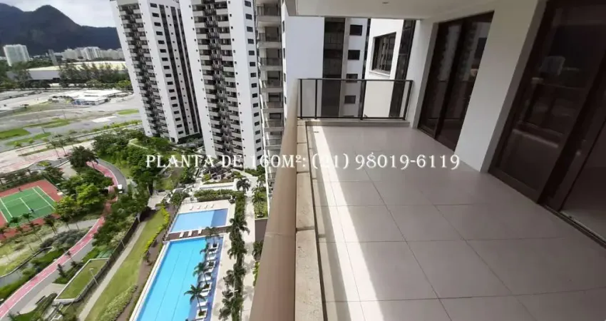 Apartamento no ilha pura, saint michel, 4 suítes, 160m, com parque