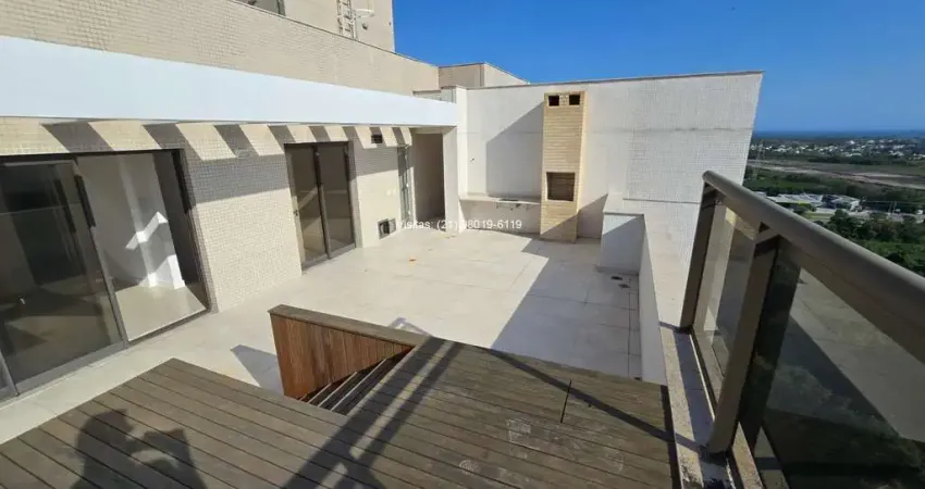 Cobertura no ilha pura, barra, 4 quartos, cond. elos, já com piscina, aceita financiamento