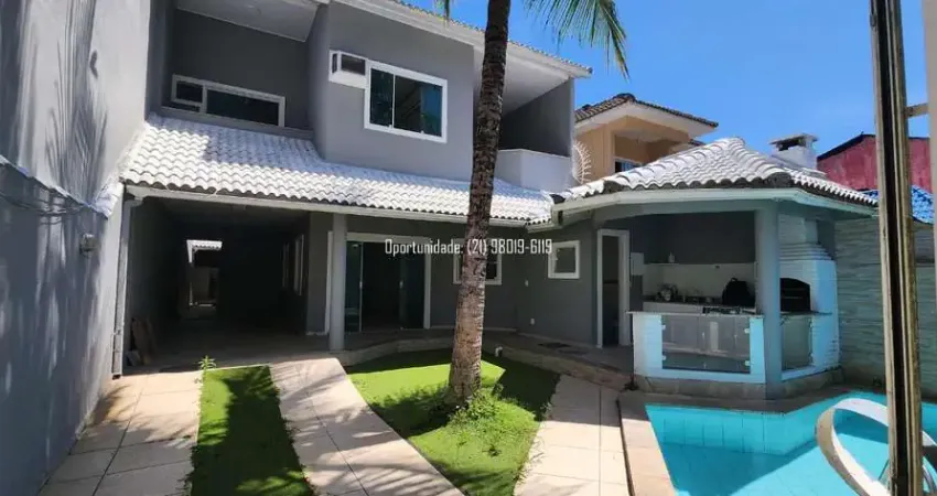 Casa no residencial pontal praia club, 4 quartos, com piscina, sauna e churrasqueira