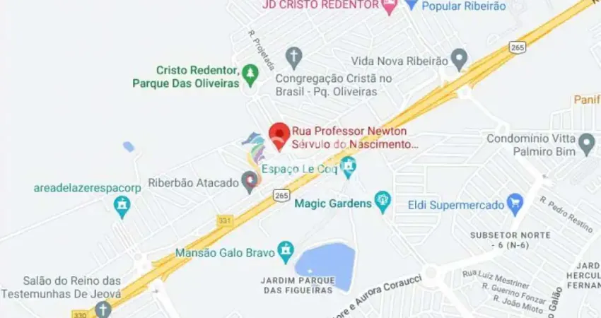 Terreno à venda na Rua Professor Newton Sérvulo do Nascimento, 1, Parque das Oliveiras, Ribeirão Preto