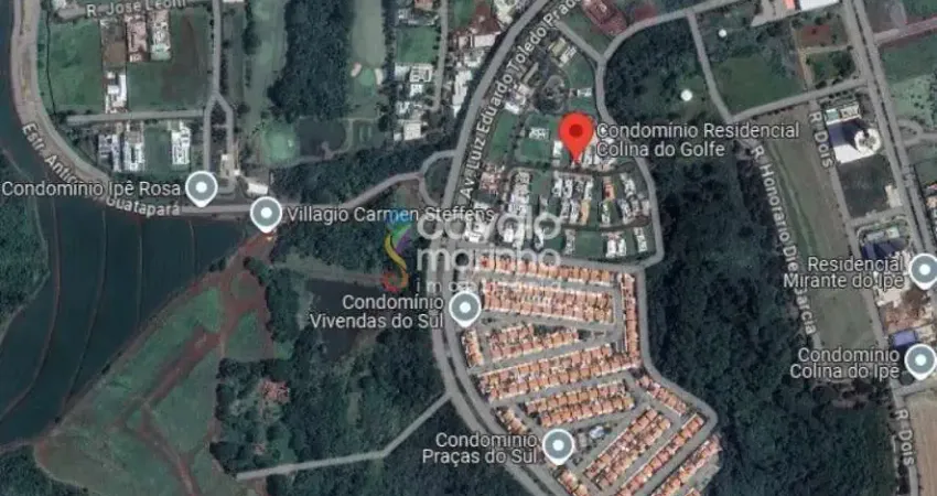 Terreno em condomínio à venda, 420m² - residencial colina do golfe - vila do golf.