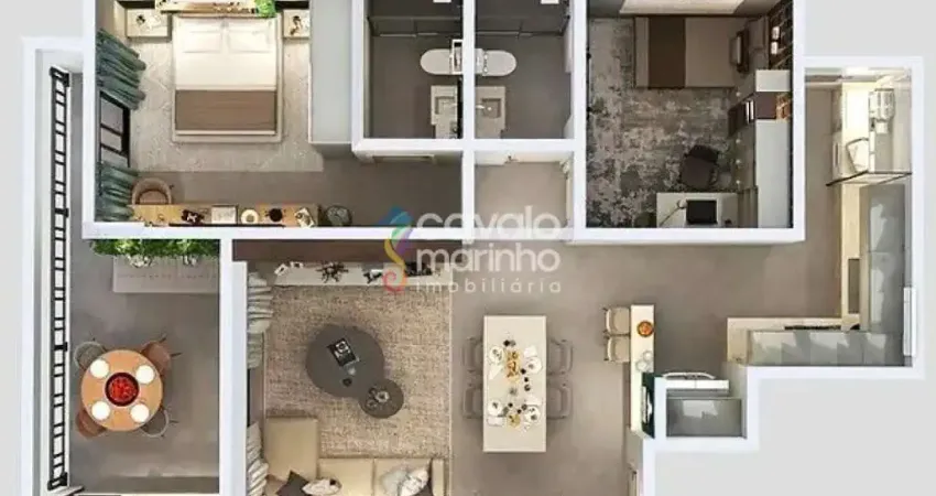 Apartamento à venda ou para locação de 2 quartos, 82,88m² - jardim san marco - bonfim paulista