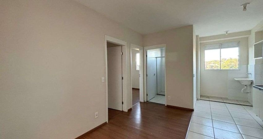 Apartamento com 2 dormitórios para alugar, 43 m² em Bonfim Paulista - Jardim Emília - Ribeirão Preto/SP