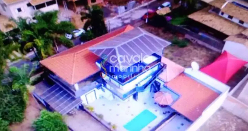 Casa em condomínio à venda de 5 quartos, 398m² - residencial morada da fronteira - rifaina.