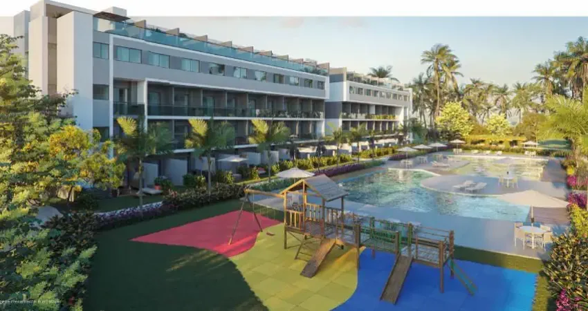 Praia dos Carneiros - Apartamento para venda com 72m², 2 quartos e 1 vaga