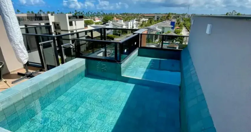 Apartamento - 1 Quarto - Mobiliado - Beira mar de Muro Alto - Piscina Privativa