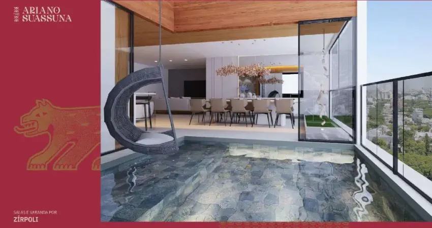 Apartamento 04 suítes, piscina privativa, 02 vagas soltas