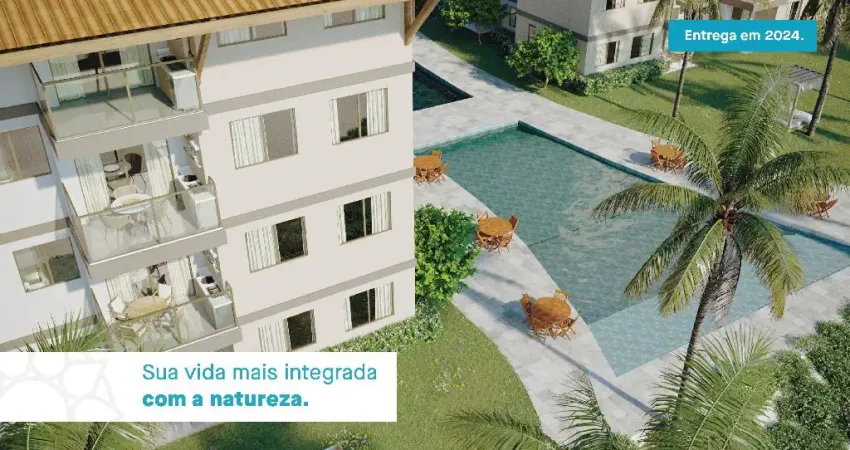 Apartamento, 03 quartos, 01 suíte, beira mar de muro alto