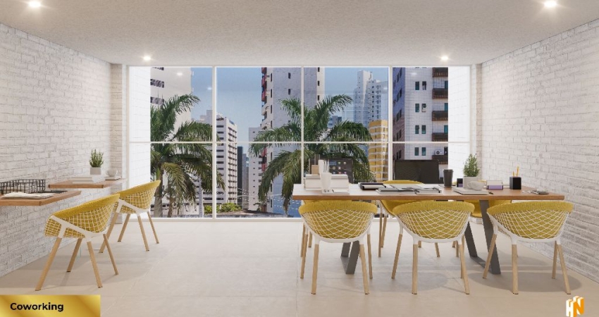 Apartamento vista mar, 03 quartos, 84m2 boa viagem