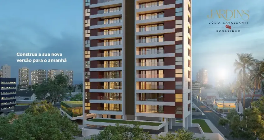 Apartamento 04 quartos, 03 suítes no rosarinho, 03 vagas de garagem