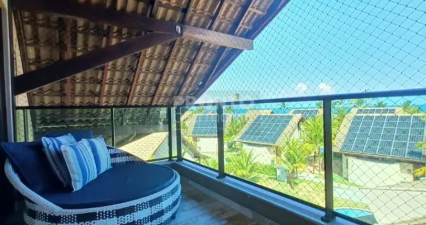 Apartamento melhor trecho de mar de muro alto, 04 quartos,02 suítes