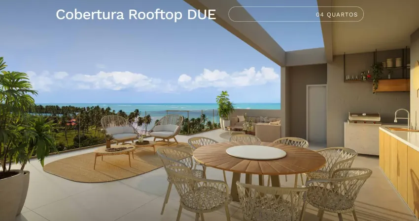 Apartamento 04 quartos tipo, beira mar de carneiros, 03 suítes