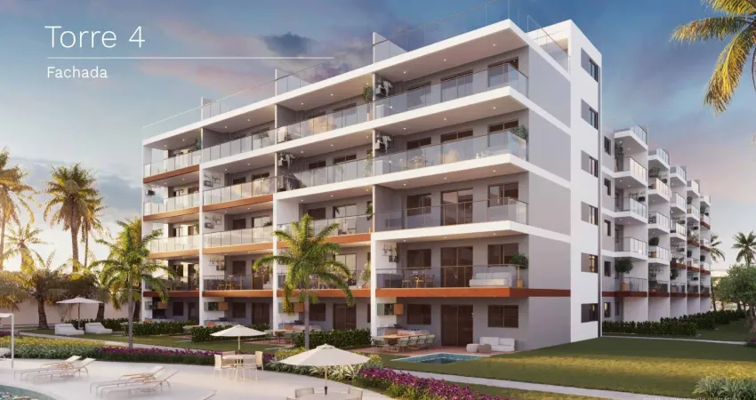 Apartamento 03 quartos, beira mar de carneiros, 02 vagas, com duas suítes