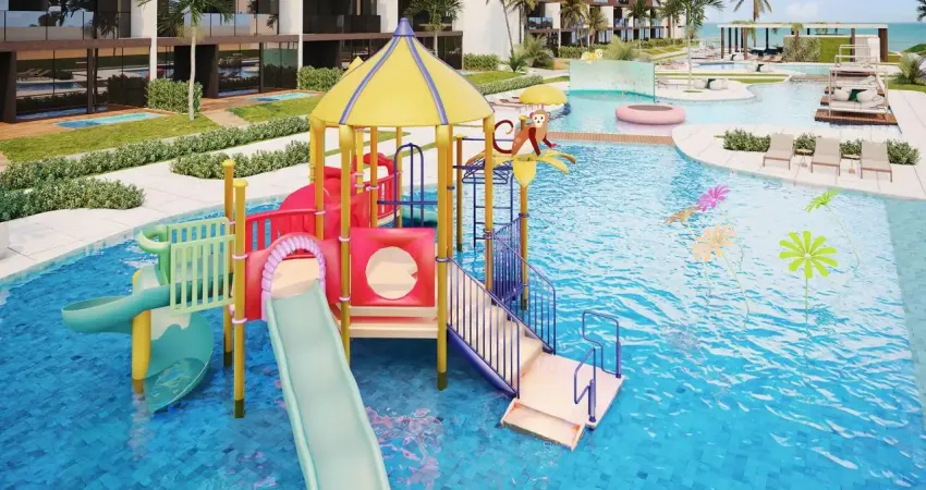 Apartamento, térreo com piscina privativa,02 vagas de garagem