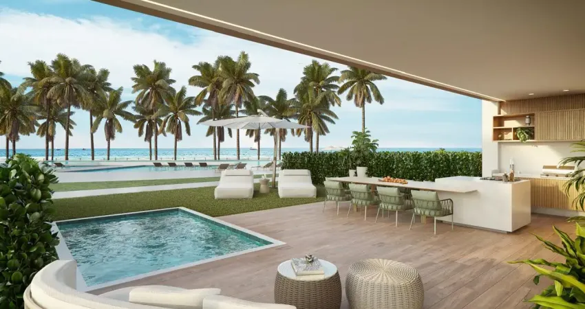 Apartamento, térreo com piscina privativa, 02 vagas, uma suíte