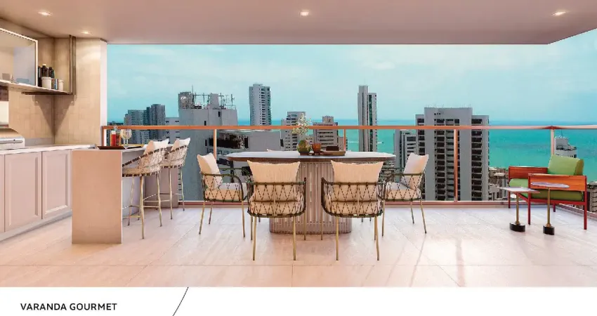 Apartamento 173m², 04 quartos, 03suítes,03 vagas, em boa viagem