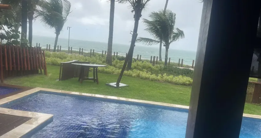 Casa frente mar em praia de muro alto, 04 quartos, 100% mobiliada