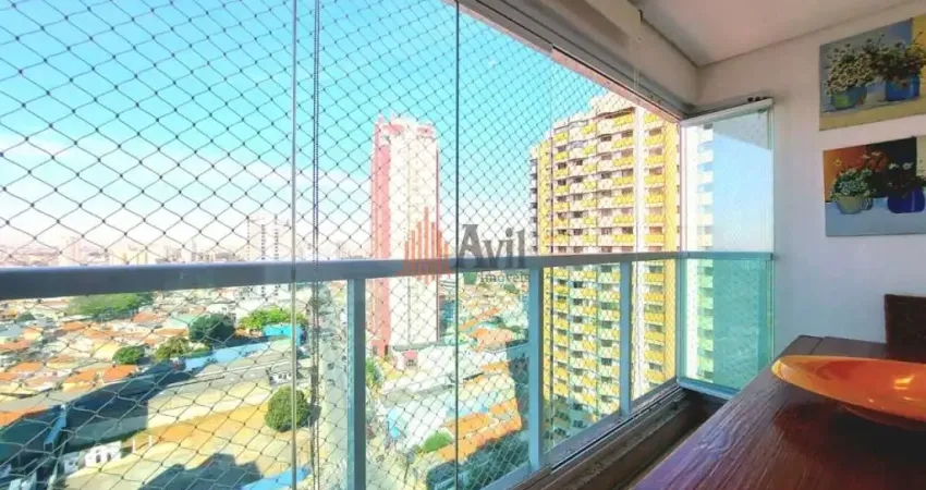 Apartamento no Tatuapé 2 Dormitórios Varanda com Churrasqueira