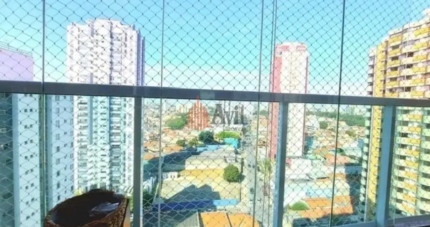 Apartamento no tatuapé 2 dormitórios varanda com churrasqueira