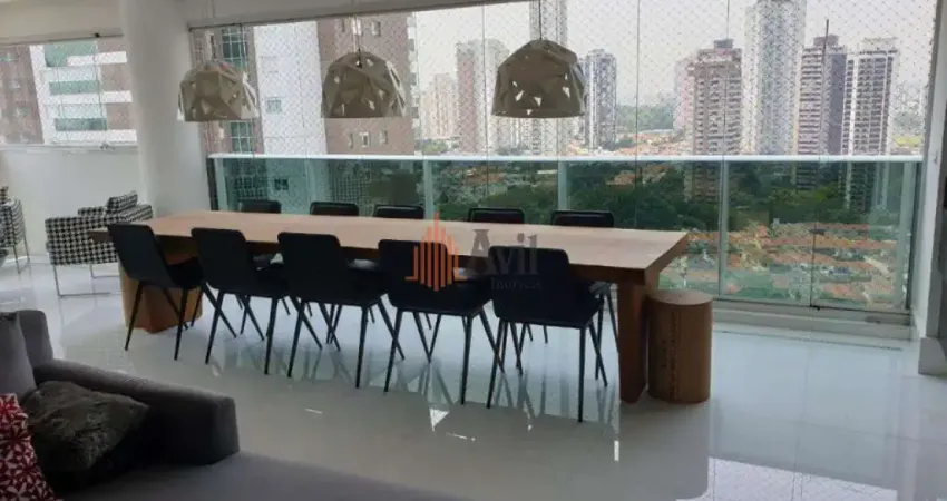 Apartamento 184m² com 3 quartos, 3 suítes para locação no anália franco