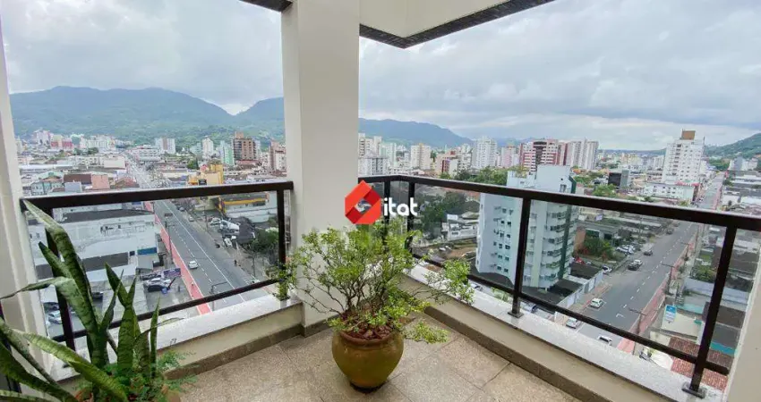 Cobertura à venda, 3 quartos, 3 suítes, 3 vagas, centro - jaraguá do sul/sc