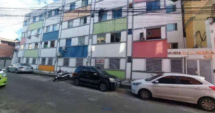 Apartamento com 2 quartos à venda, 35 m² por r$ 145.000 - ribeira - salvador/ba