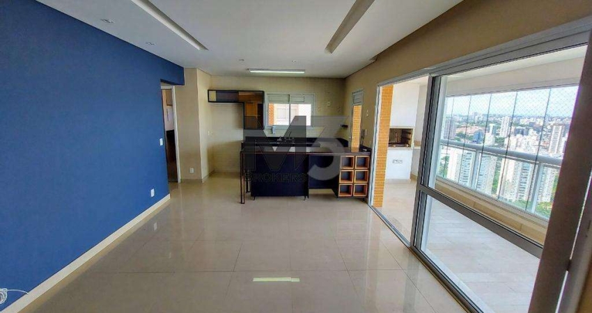 Apartamento à venda e para alugar em Campinas, Taquaral, com 3 suítes, com 119 m²