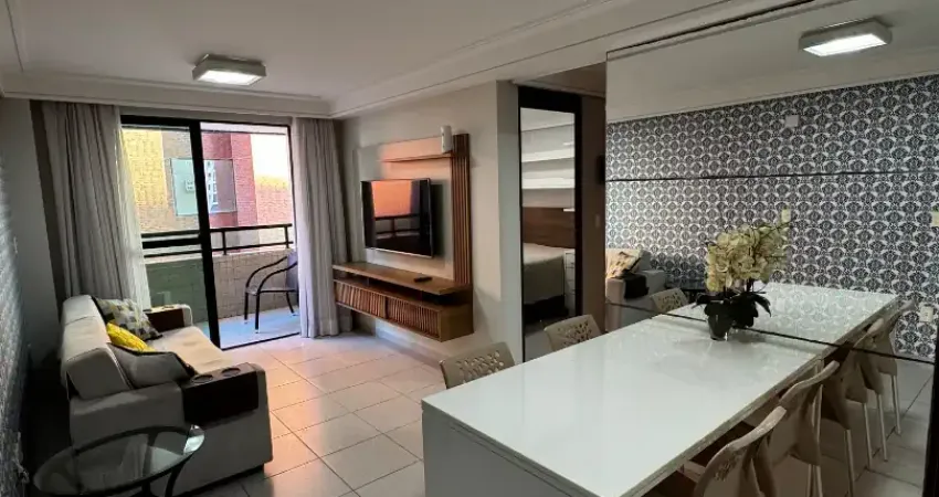 Maravilhoso apartamento todo mobiliado para locação em manaíra