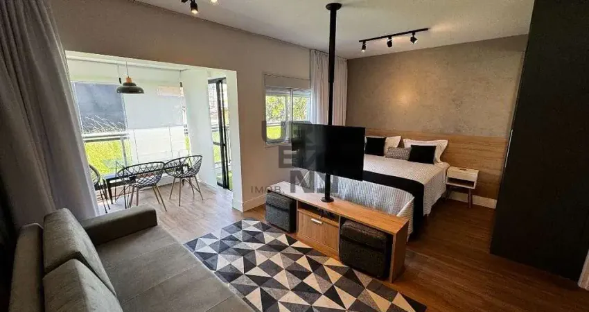 Apartamento com 1 dormitório para alugar, 77 m² por R$ 8.049,95/mês - Chácara Santo Antônio - São P