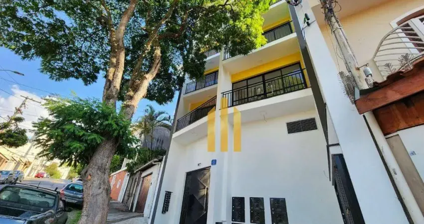 Apartamento com 1 dormitório para alugar, 45 m² por r$ 2.100,00/mês - água fria - são paulo/sp