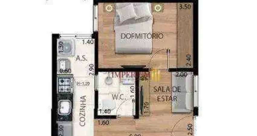 Apartamento com 1 dormitório à venda, 24 m² por r$ 267.735,00 - jardim sao paulo(zona norte) - são paulo/sp