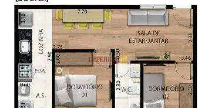 Apartamento com 2 dormitórios à venda, 37 m² por r$ 334.054,00 - jardim sao paulo(zona norte) - são paulo/sp