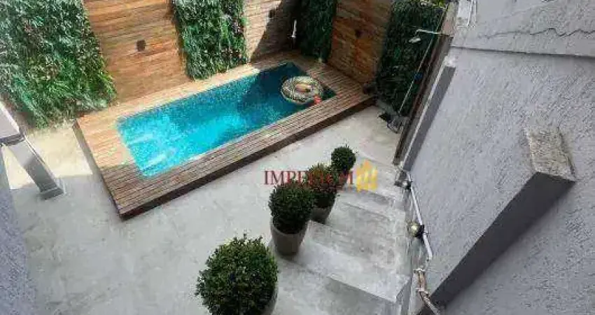 Sobrado com 3 dormitórios para alugar, 200 m² por r$ 8.200,00/mês - vila irmãos arnoni - são paulo/sp