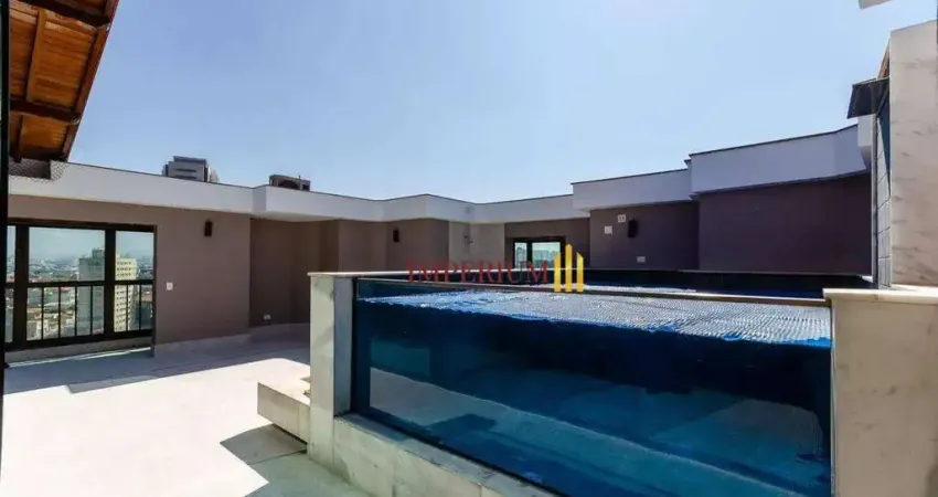 Cobertura com 3 dormitórios para alugar, 360 m² por r$ 23.500,00/mês - vila albertina - são paulo/sp